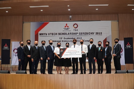 タマサート大学 車両技術工学部学生へ奨学金を授与 ～MMTh VTECH Scholarship Program 2022～[タイ]