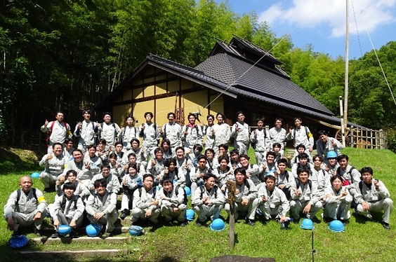 作業を終えて記念撮影
