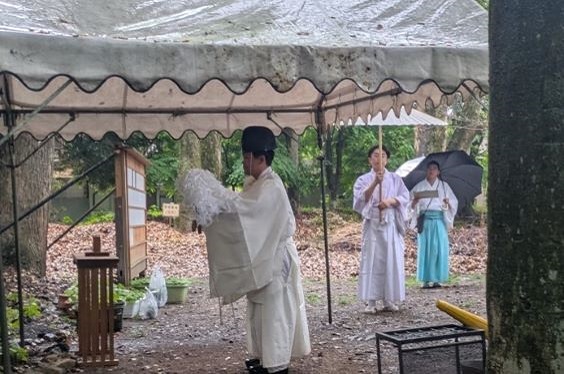 フタバアオイの奉納・お祓い
